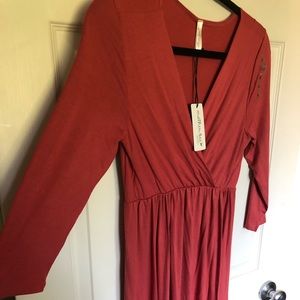 Mother Bee Maternity Long Dress